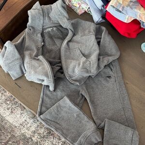 Abercrombie Kids Gray Hoodie and Joggers Set